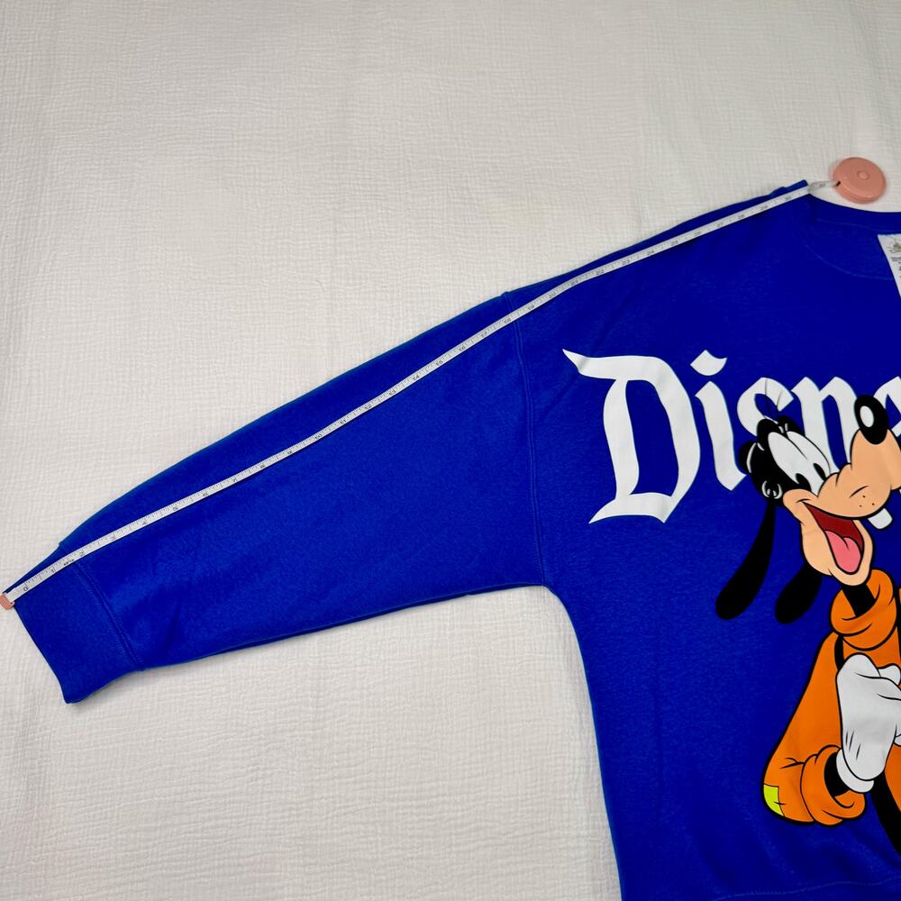 Disneyland Resort DLR Goofy Spirit Jersey Pullover Women's XL Bright Blue Royal - Picture 10 of 16